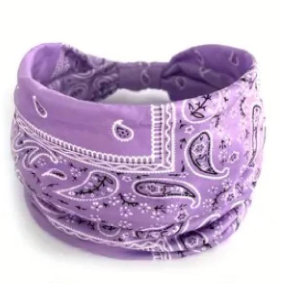 Lavender Wide Headband - Picture 2 of 4